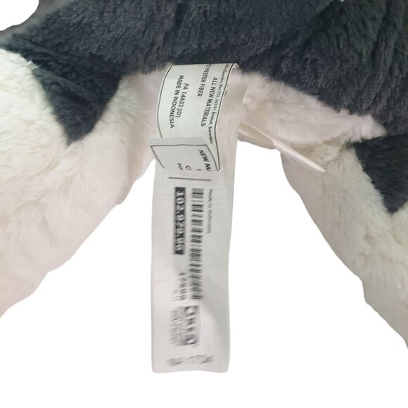 Ikea Lg Siberian Husky Dog Plush 22.5" Soft Stuffed Animal Realistic Gray White - Picture 8 of 9